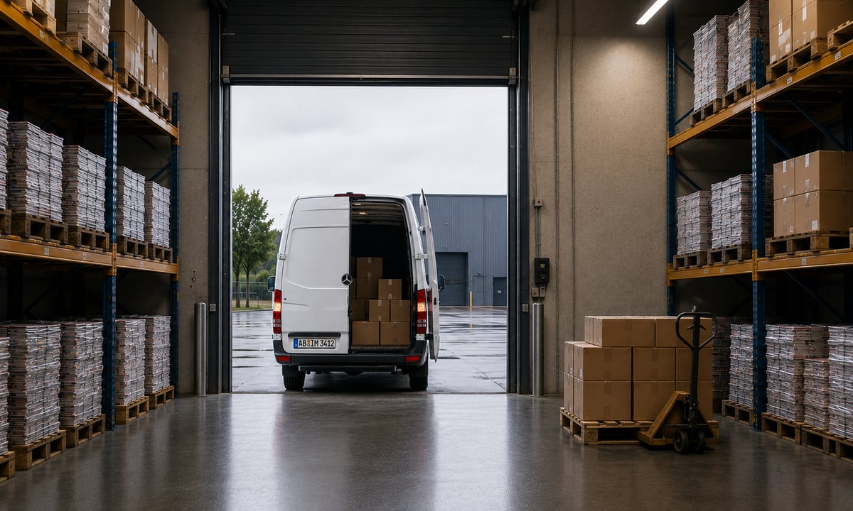 Imran Logistik Lager Offenbach — Mittelgroß